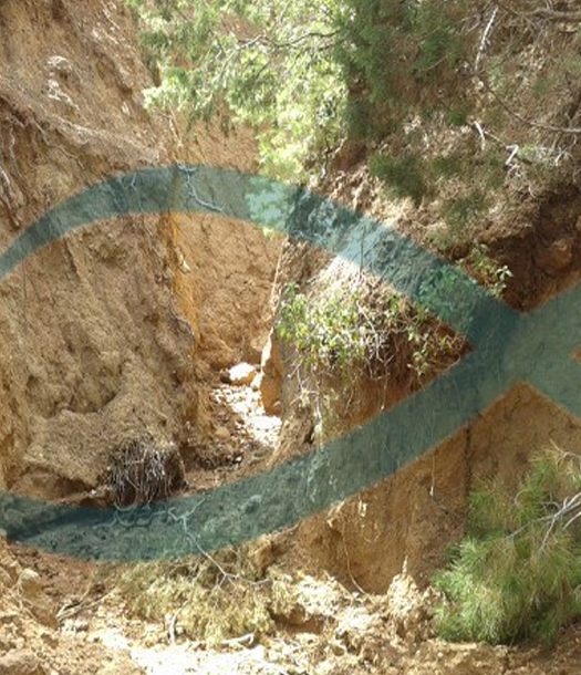 التقييم الكمي للتعرية المائية بحوض واد محاصر بالأطلس الكبير