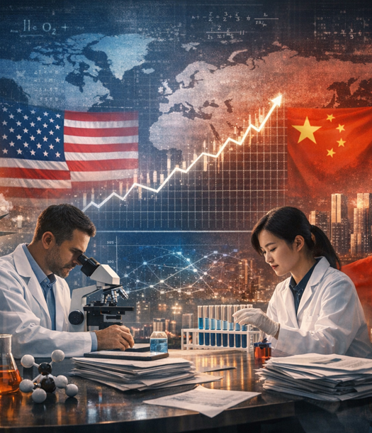 خريطة البحث العلمي في العالم عام 2025